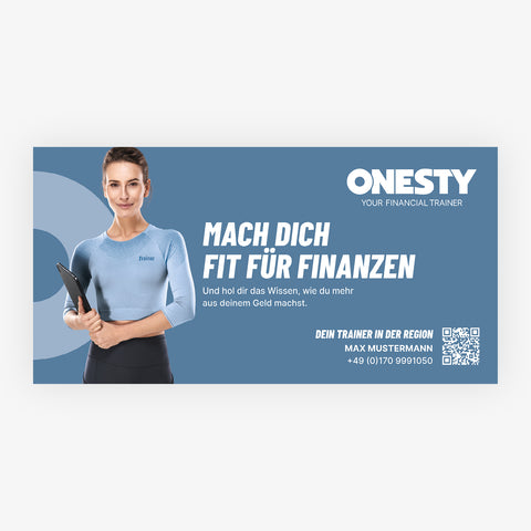 Promotion-Banner für Bauzäune