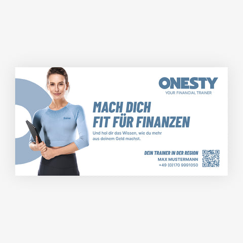 Promotion-Banner für Bauzäune