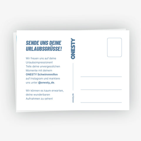 Schwimmreifen – Postkarte