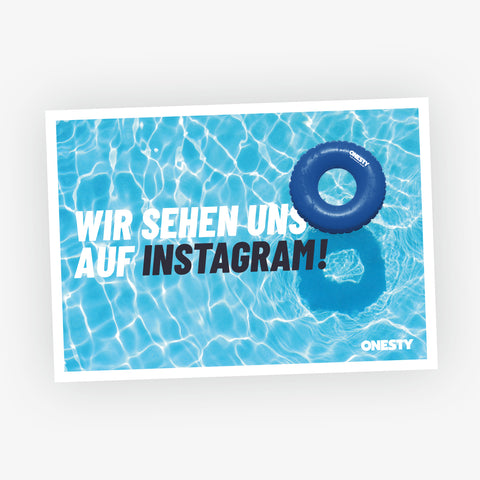 Schwimmreifen – Postkarte