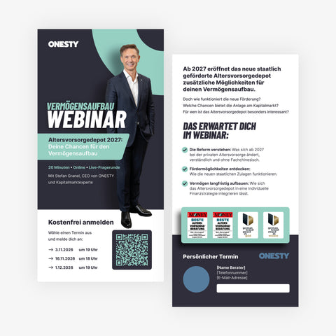 Flyer – Vermögensaufbau Webinar